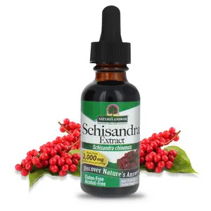 Nature's Answer Schisandra Berry 1oz Extract | Digestion Function Support | Supports Cognitive Function | Mood Support | Gluten-Free | Non-GMO | Single Count