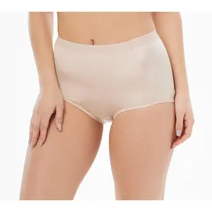 Breezies Nylon Microfiber Full Brief Panty 4 Pack