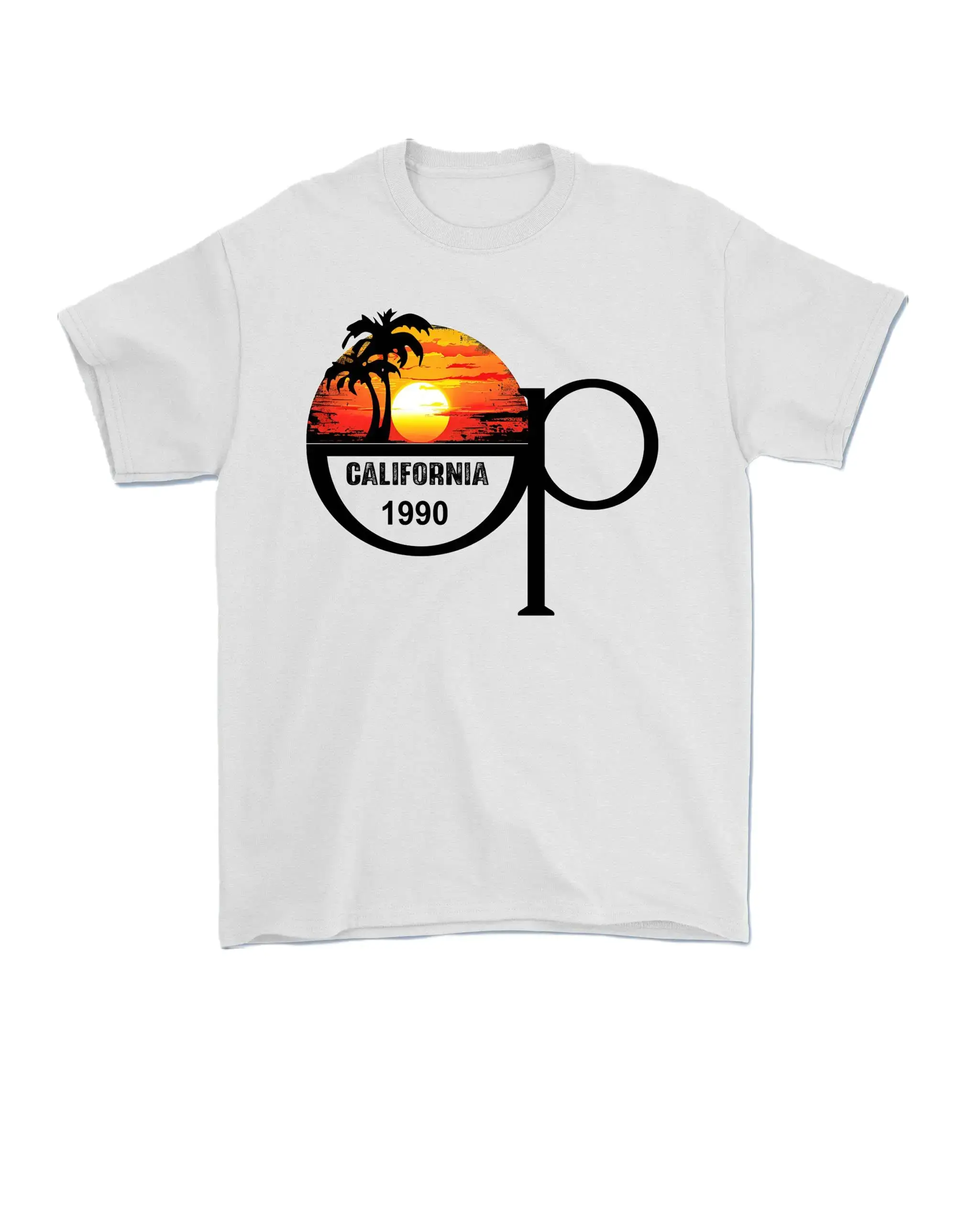 OP Ocean pacific California Beach Sunset Vacation 1990s Unisex T-Shirt