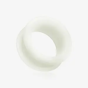 A Pair of Glow in the Dark Silicone Double Flared Ear Gauge Tunnel Plug