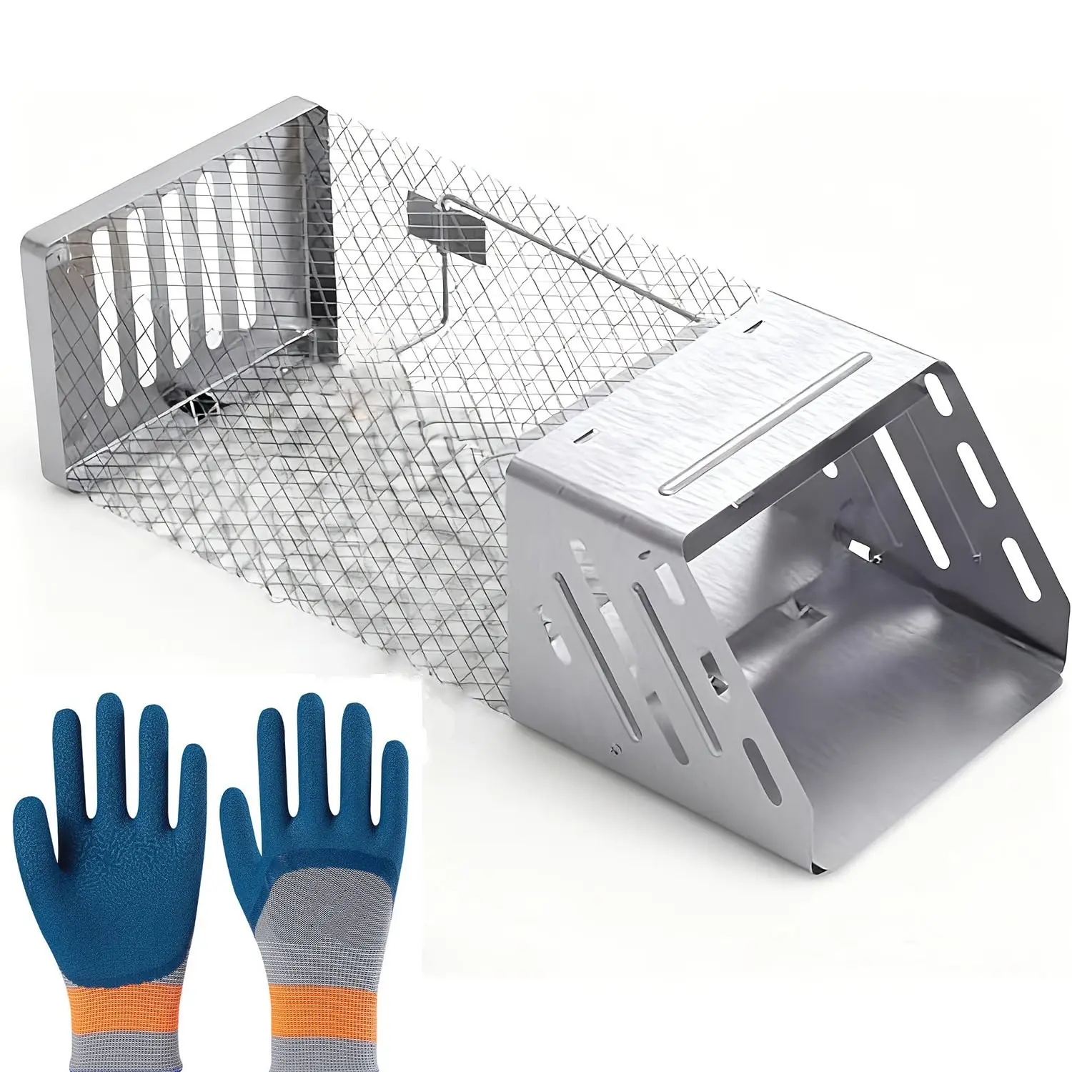 Humanitarian Mouse Trap Set, Automatic Recirculating Mouse Catcher, Live Capture Without Killing, Indoor Outdoor Use, Small Animal Cage, Home Pest Control