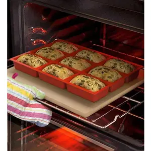 1pc Silicone Mini Loaf Pans, Silicone Baking Mold, Non-Stick Mini Bread Pans, 9 Cavities Silicone Bread Baking Mold, Perfect For Mini Loaf, Cake, Bread And Meatloaf, Cake, Brownie,