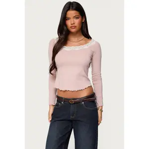 Emmery Lacey Boat Neck Top