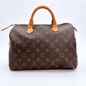 Pre-owned Louis Vuitton Monogram Speedy 30 Tote Bag