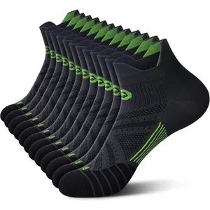 Ankle Compression Socks for Men and Women (6 Pairs), Low Cut No Show Short Compression Running Socks with Arch Support for Plantar Fasciitis, Cyling, Athletic, Flight, Travel, Nurses : Clothing, Shoes & Jewelry