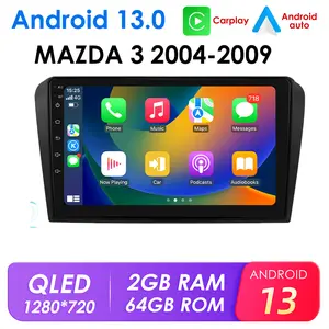 Hizpo Android 14 Car Radio Multimidia Video Player Navigation For Mazda 3 2004 - 2009 2din Head Unit GPS Stereo Carplay