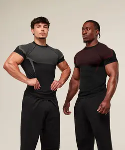 Men Shark Workout Shirt, Gym Performance Shirt, Athletic Training Top, Fitness Shirt