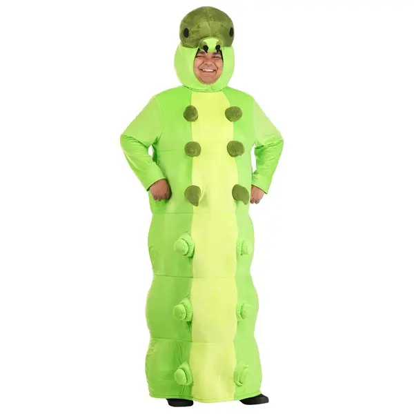 Plus Size Green Caterpillar Costume for Adults