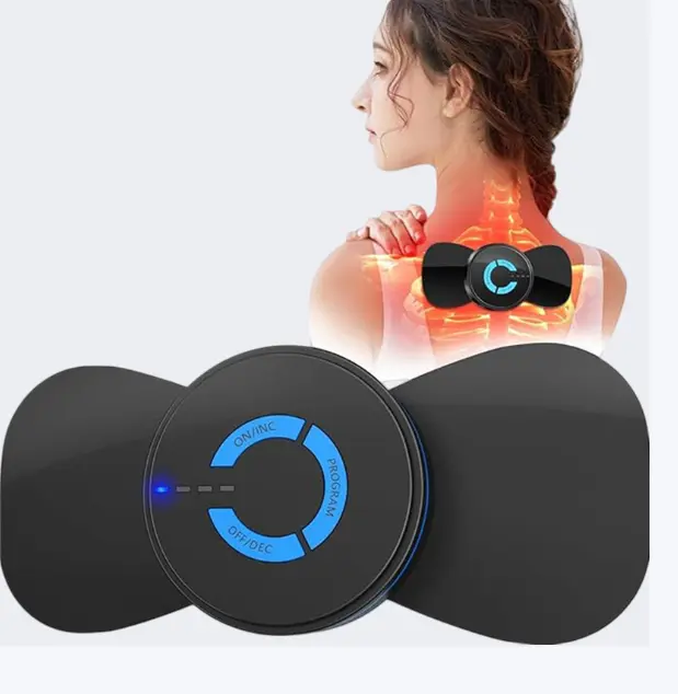 EMS Neck Massager Patch for Neck & Shoulder Pain Relief Portable Cervical Spine Relaxation Device for Head & Neck Massage Ideal for Continuous Relief
