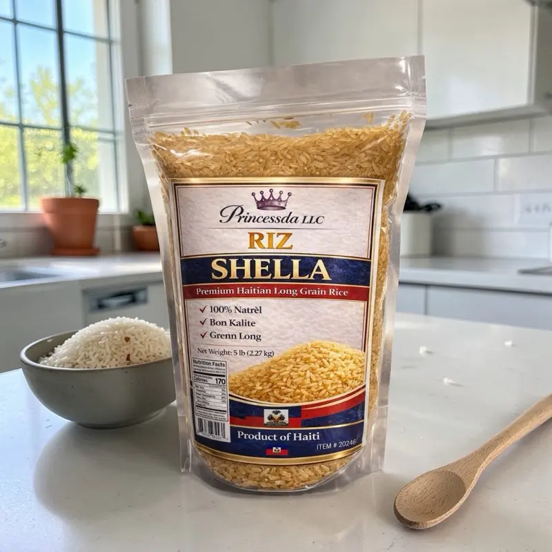 Organic Haitian Whole Grain Rice - Non-GMO, Gluten-Free, Carb-Rich Pantry Staple for Everyday Cooking & Side Dishes