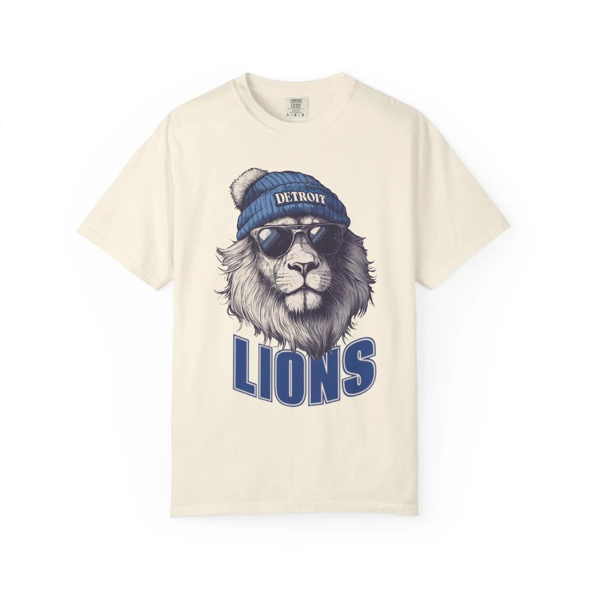 Detroit Lions Lion Graphic T-Shirt, Unisex Shirt, Sports Fan Apparel, Game Day Outfit, Casual Wear, Gift for Football Lovers