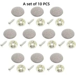 A set of 10PCS clamp-type rivet fixers with maintenance buttons for internal roof fasteners and roof fasteners, suitable for car roof clamps, vehicle interior clamps, roof cloth repair tools, and roof clamp-type rivet fixer maintenance buttons.