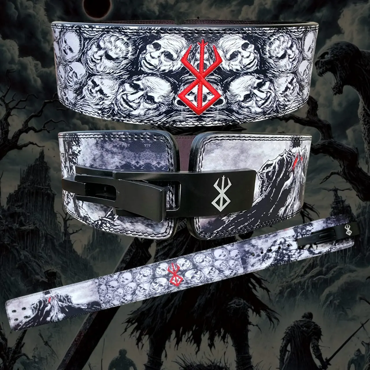 Skull Weight lifting belt Skull Weight lifting belt