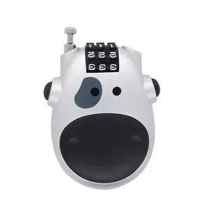Bicycle Steel Cable Code Lock Suitcase Car Sled Telescopic Wire Rope Lock Bicycle Helmet High-Precision Code Wheel Password Lock other