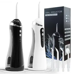 Portable Oral Care Water Flosser, Teeth Cleaner, 1200mah Battery, 3 Modes & 4 Heads, Home Office Travel Essential
