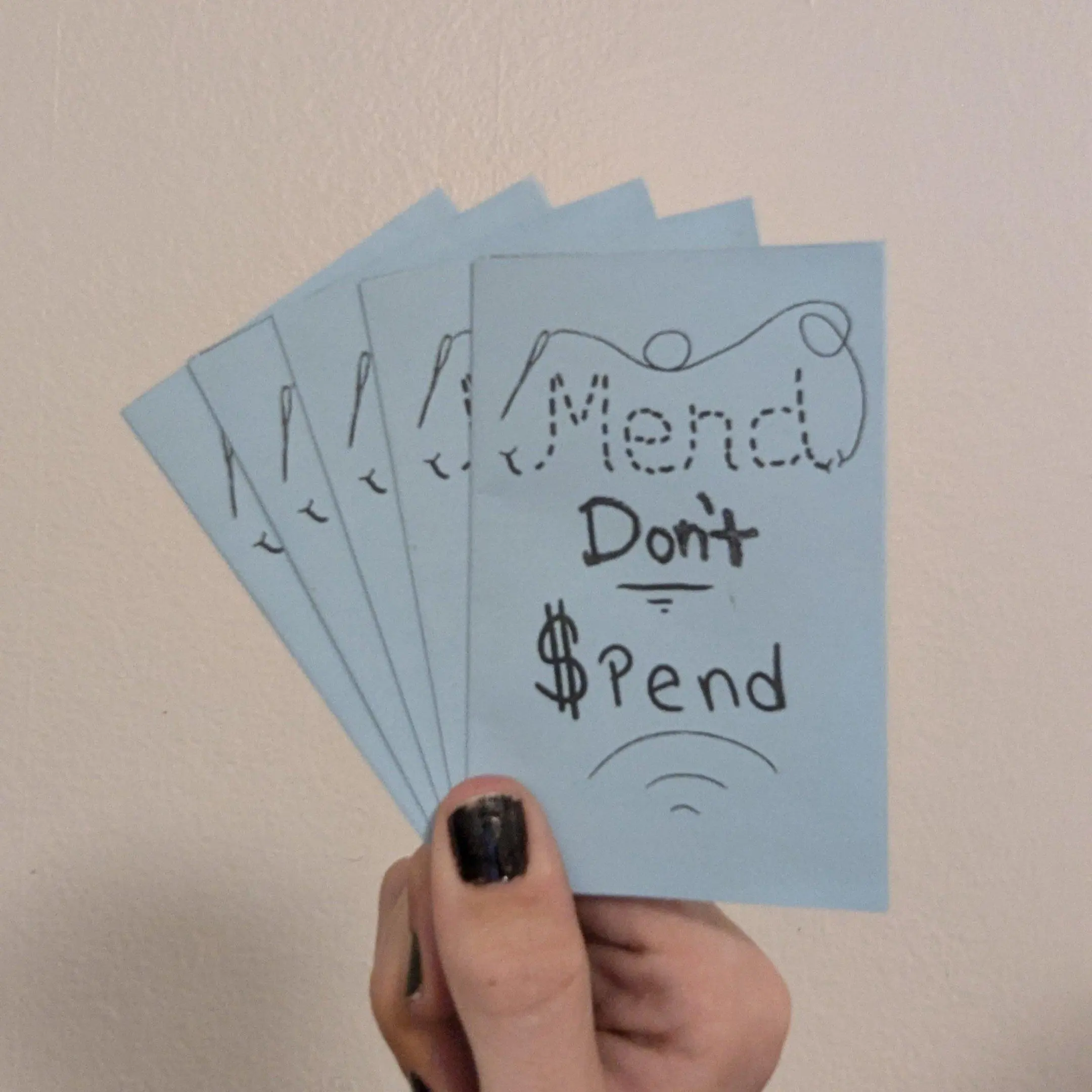 Mend Don't Spend FOLDOUT Zine