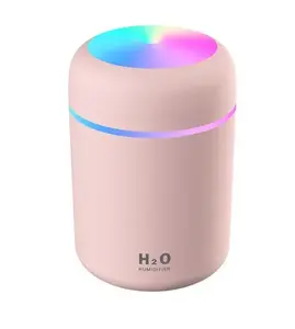 1PCS PINK Humidifier, Color Changing Night Light, Home Bedroom Humidity Control, Fresh Mist Atmosphere, Relaxing Aromatherapy Device, Humidifier for Home