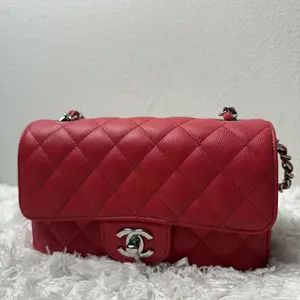 Pre-owned CHANEL Caviar Clutches & Wristlets Mini Rectangular Flap Bag