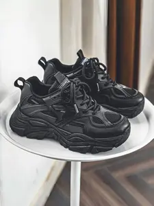 Men's Breathable Mesh Casual Thick Sole Non-Slip Sneakers, Height Increasing Sporty Dad Shoes, Versatile High-Top Trainers, Breathable Walking Sneakers, Athletic Sneakers, Athletic Sneaker Footwear