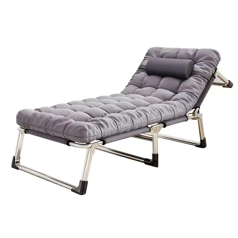 Outdoor camping, beach rest simple folding sheet single bed office recommended folding bed
