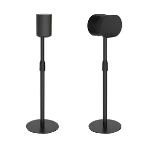 Adjustable Height Speaker Stands Compatible with SONOS Era 300 and Era 100, Height Adjustable up to 42.6'', Floor Stands with Cable Management, Speaker Mount, Black