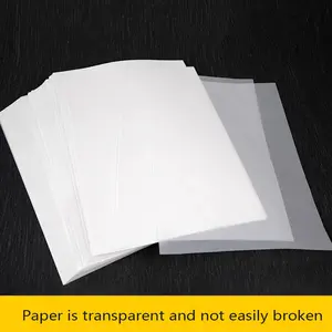 20 Sheets Of A5, A4 Tracing Paper, Sulfuric Acid Paper, Copying Paper, Calligraphy, Red Tracing Copy, Semi Transparent Paper, Office Stationery Supplies