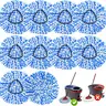 2-Tank System Spin Mop Replacement Head, 10 Pack Mop Head Replacement Compatible RinseClean System, Microfiber, Machine Washable, Easy to Replace and Deep Cleaning