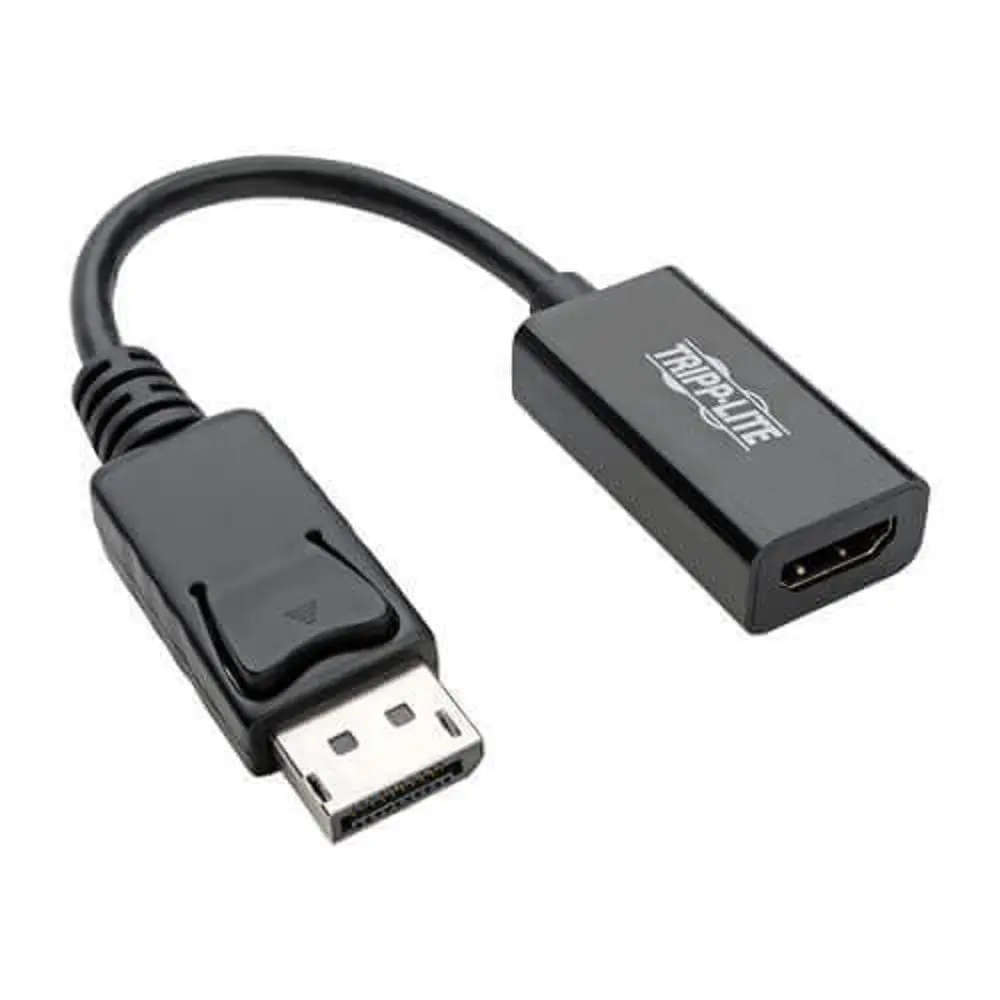 Tripp Lite 6 in. Display Port to HDMI Converter 4K 1.2 to HDMI Video Adapter
