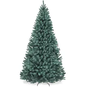 Best Choice Products Artificial Christmas Tree, Premium Unlit Spruce Design, Dense Branches – Blue Spruce