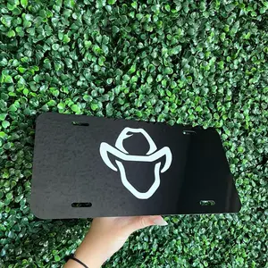 Ranch Hand License Plate, Car Accessories, Vanity Plate - Lightweight Aluminum, Pre-Drilled holes, Easy Installation Vehicle