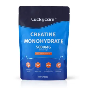 Luckycare Unflavored Micronized Creatine Monohydrate Powder 5000mg Per Serving, Support Muscles, Cellular Energy Supplement Springtok