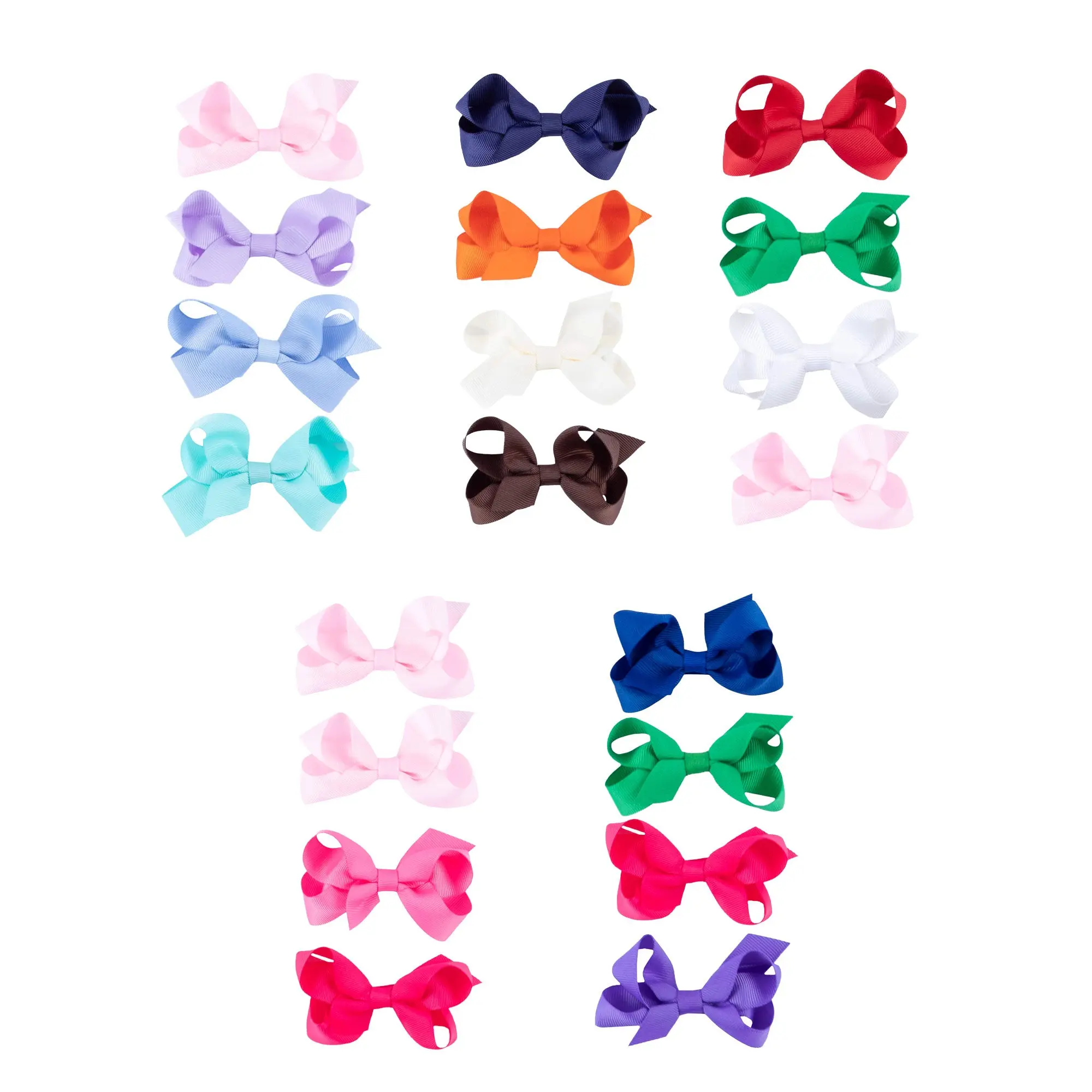 Grosgrain Ribbon Bows (4 Pack)
