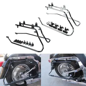 TCMT Saddlebag Conversion Brackets W/ Hardware Mounts Fit For Harley Softail 1984-2017 2015