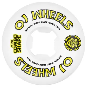 OJ WHEELS 54mm Team Line Original Mini Combo 101a Skateboard Wheels, Sports & Outdoor Leisure Recreation Equipment