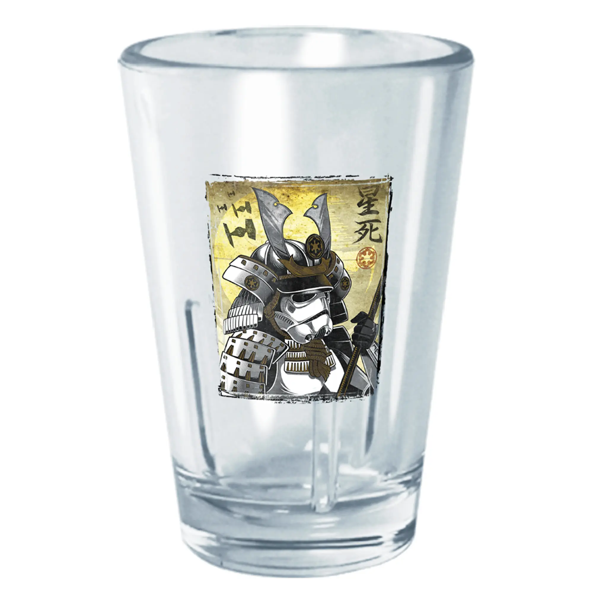 Star Wars Samurai Trooper Tritan Shot Glass Tumbler, Durable Kitchenware Drinkware for Beverage Serving, Tumblers