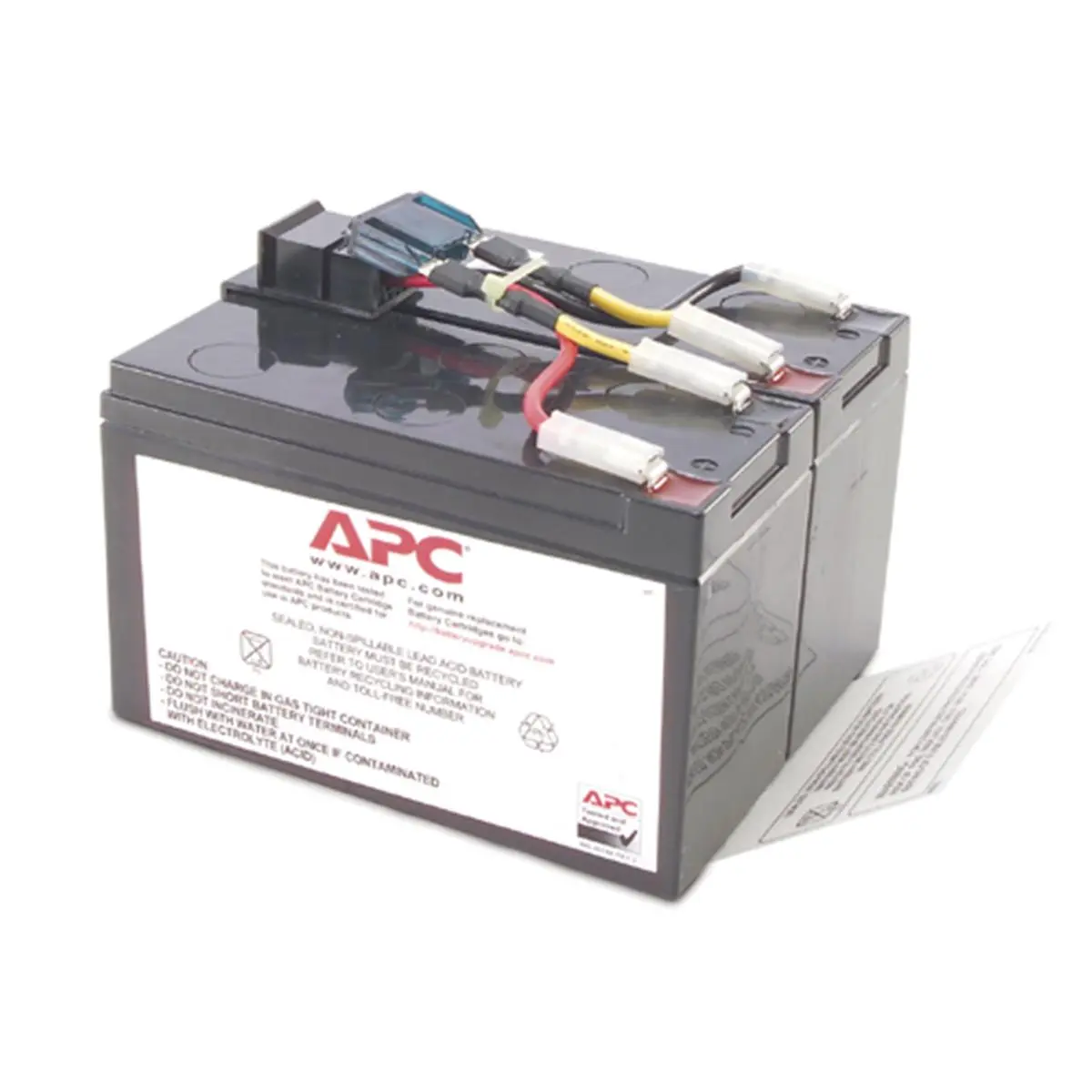 Sports & Outdoor Cycling Equipment: 212 MAIN Certified Fit Genuine APC RBC 48 UPS Backup Replacement Battery Cartridge, 12V, Schneider Electric IT USA Compatible, All Required Connectors, Reusable Packaging, Ups Backup Battery