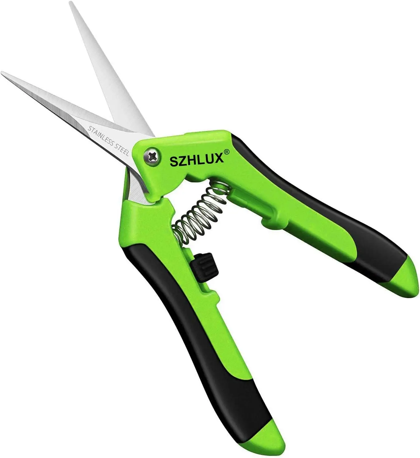 6.5'' Professional Garden Pruners - Plant Shears with Straight Stainless Steel Precision Blades, Precision Cut Shear Tool for Gardening