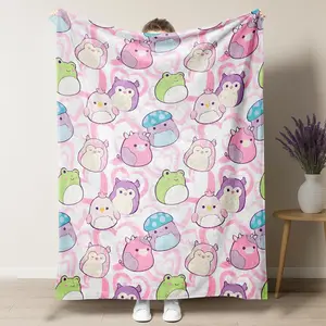 NEW Squishmallows Snuggle Throw Blanket, Assorted Designs  Soft