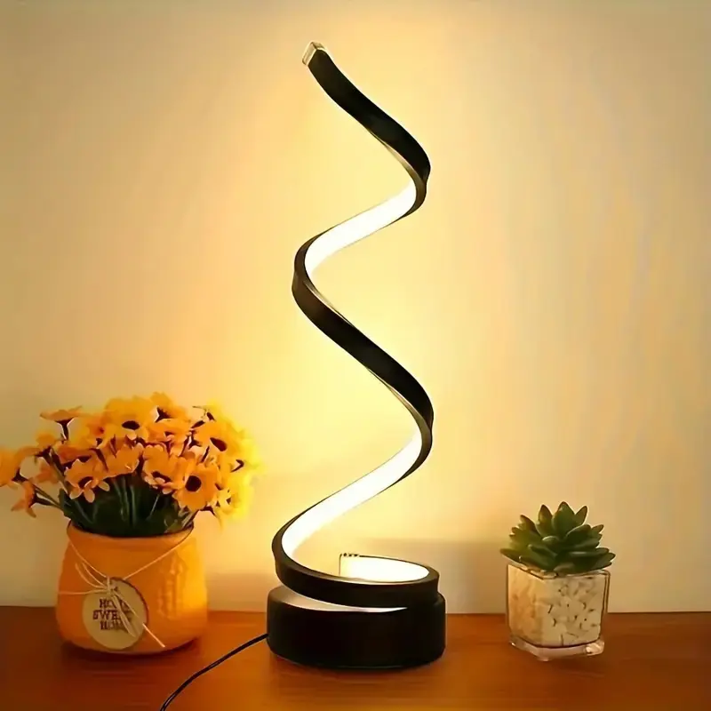 LED Table Lamp Classic Vintage Inspired Creative Table Lamp Christmas Light Christmas Gift 3 Color Bedside Lamp Desk Light for Bedroom, Living Room, Office, Nightstand, Bookshelf