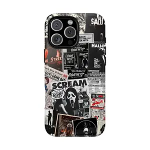 Horror Movie - Halloween Phone Case|   Scary Scream Terrifier|   Cover for iPhone 17 16 15 14 13 12 SE Max Pro, Gift