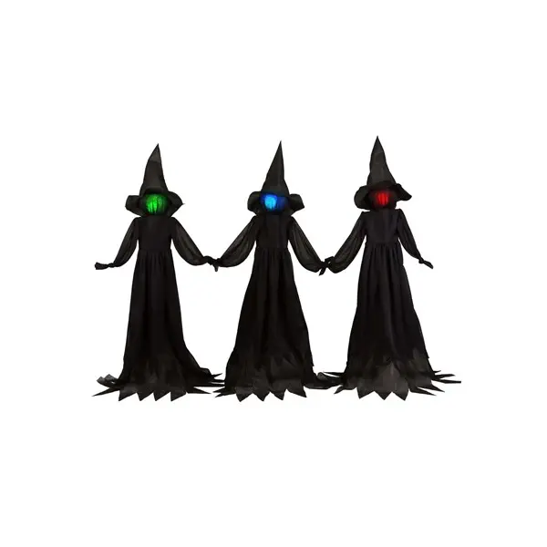 4FT Holding Hands Set of 3 Witches Decoration