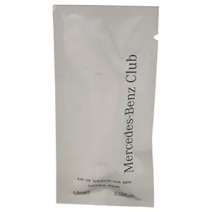 Mercedes-Benz Club by Mercedes-Benz for Men - 0.05 oz EDT Spray Vial (Mini) Fragrances Perfumes Men's Fierce Cologne Spray