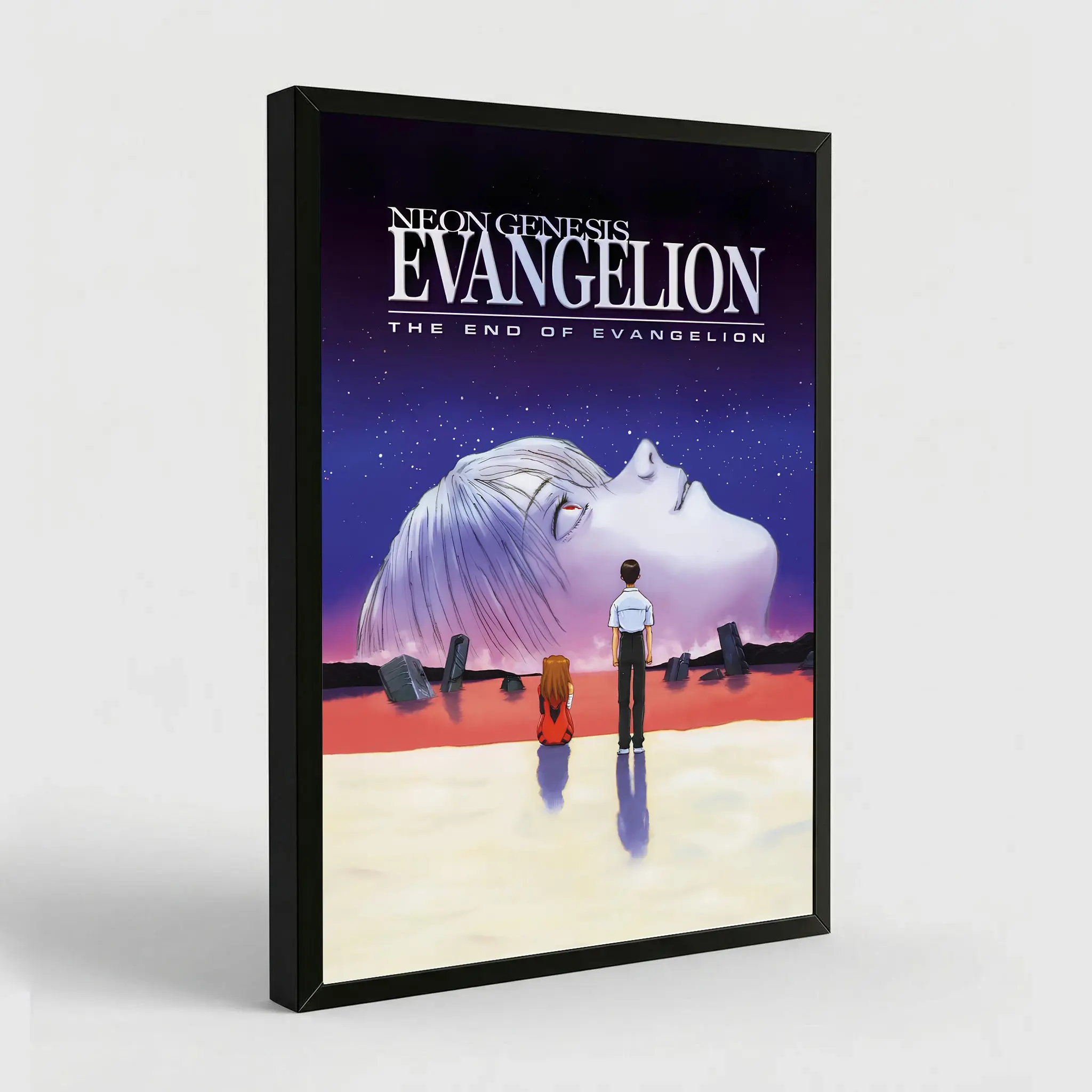 Neon Genesis Evangelion The End of Evangelion Movie Poster Anime Wall Art Home Aesthetic Decor Canvas Prints