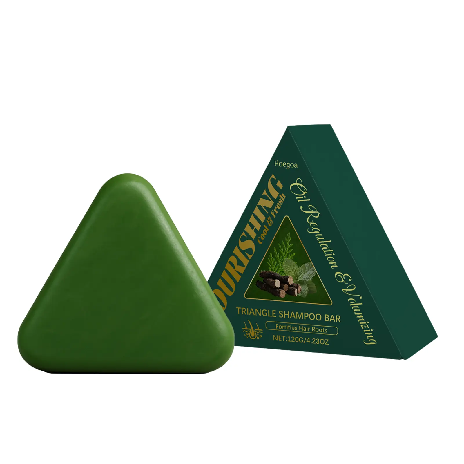 Natural Peppermint Glycerin Shampoo Bar for Oily Hair, Haircare Cleanser with Deep Scalp Cleanse, Root Refresh & Oil Control, Clarifying Shampoo