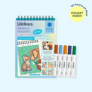Lifelines Flowart Mini | Dot by Letter Furry Friends
