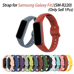 For Samsung Galaxy Fit 2 SM-R220 watch bracelet replacement sports strap silicone strap Smart Watch Straps