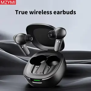 True Wireless Earbuds  Stereo In-Ear Headphones, Microphone for Calls, Large Capacity Charging Case, Extended Design for All Smartphones
