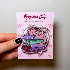 Kindle&Kobo Magnetic Grip - Romantasy Dragon Pile