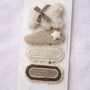 Sweet Hearts & Teddy Set Hair Accessories