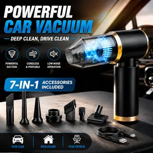 Portable Car Vacuum Cleaner with Air Blower, Handheld Vacuum for Auto Detailing, air  dust  collector, home Cleaning & Pet Hair Removal